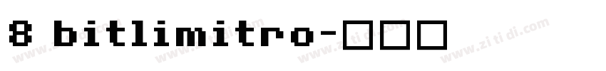 8 bitlimitro字体转换